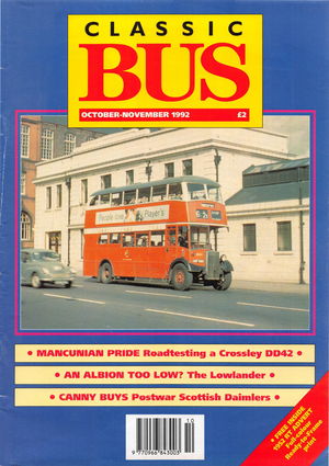 Classic Bus Issue 1 October November 1992