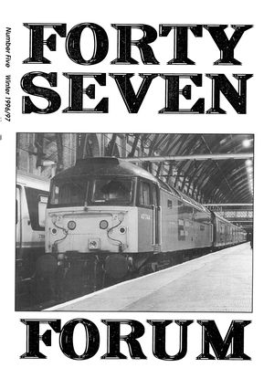 Forty Seven Forum Issue 005 Winer 1996-97