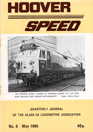 Hoover Speed Issue 06 May 1985