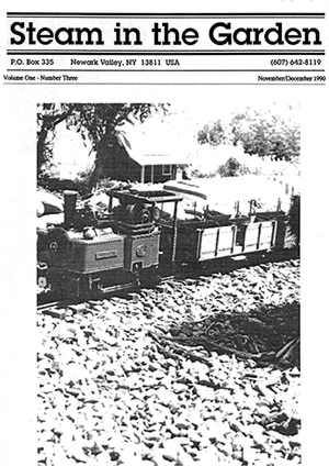 Steam in the Garden Volume 1 Number 3 November December 1990