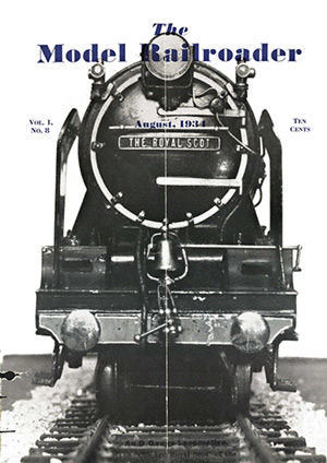 Model Railroader August 1934 Vol. 1 No.8