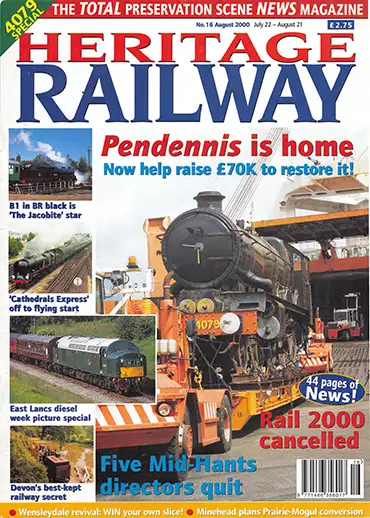 Heritage Railway No 16 July 22-Aug 21 2000