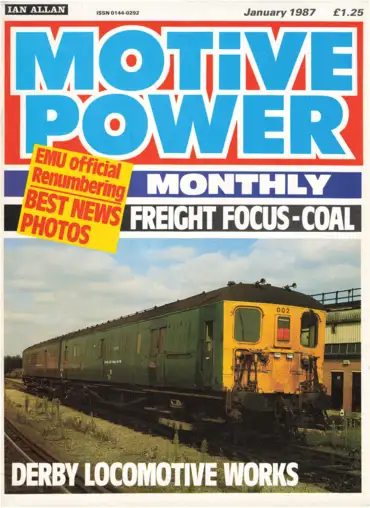Motive Power Monthly January 1987