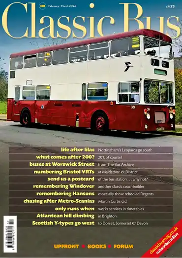 Classic Bus New Issues from 2025